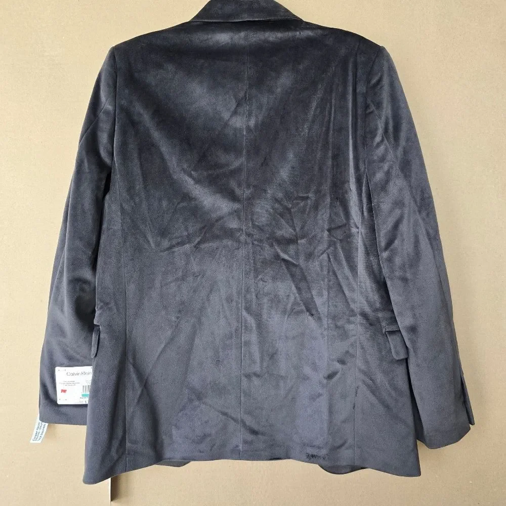 Nwt Calvin Klein Big Boys Velvet Sport Coat Jacket blazer